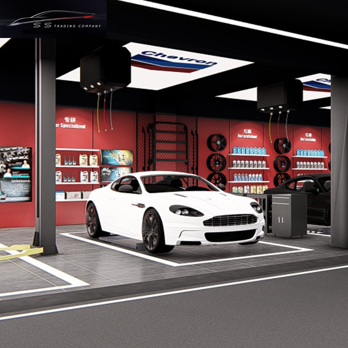 Modern Auto Shop Floor Plan Design Services OSHA Workshop Safety Layouts ADA-Compliant Auto Facility Designs